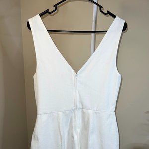 White Linen Romper